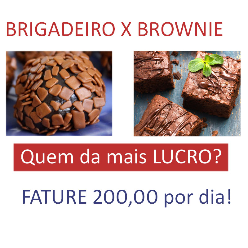 Curso de brownie. Como fazer Brownie e ganhar dinheiro vendendo