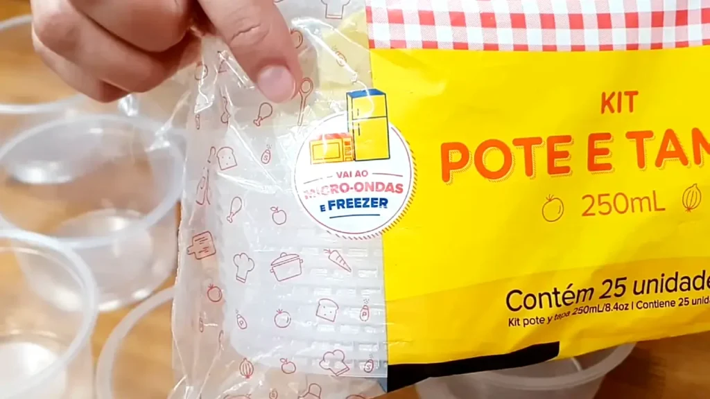 embalagem para pudim