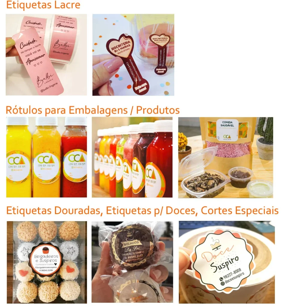 rótulos personalizados