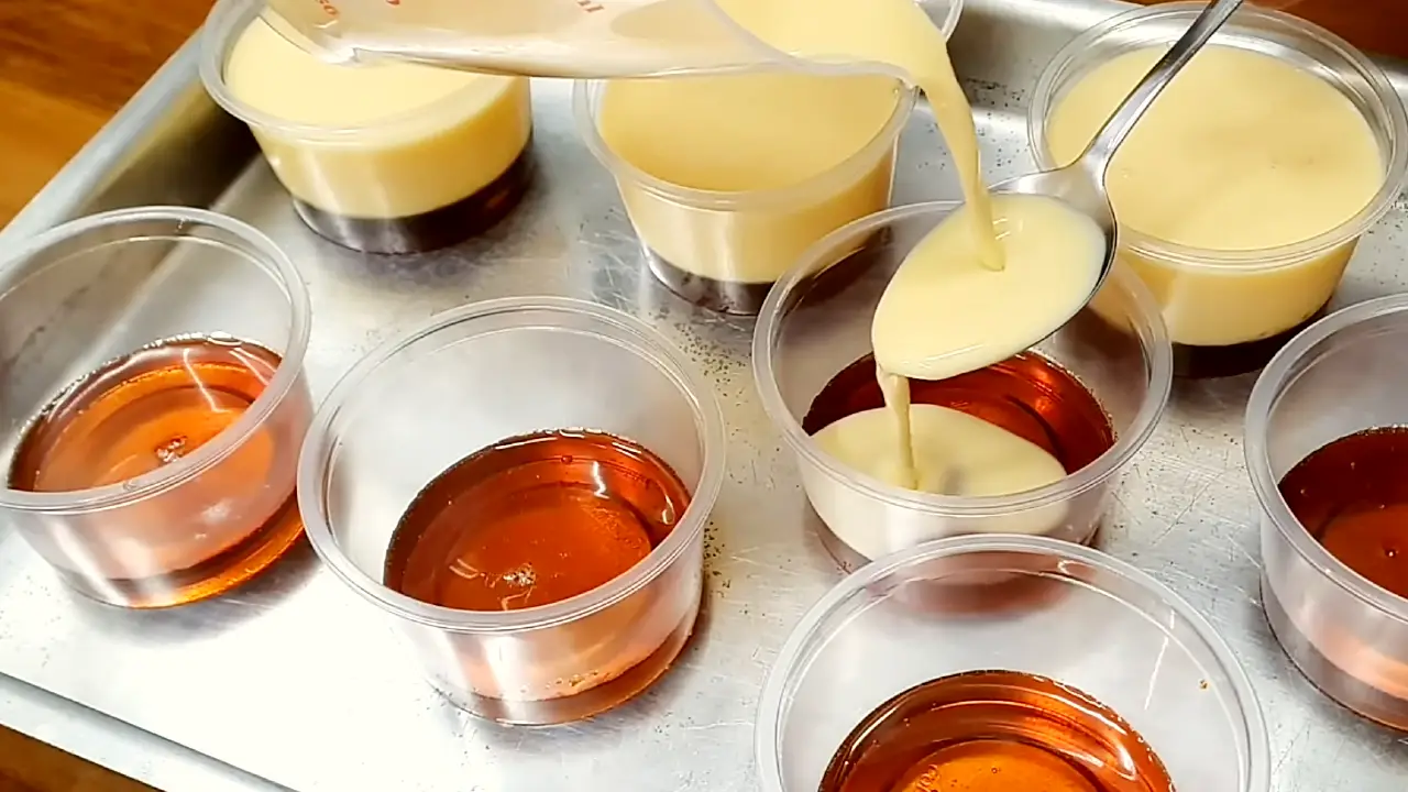 pudim de pote para vender caseiro