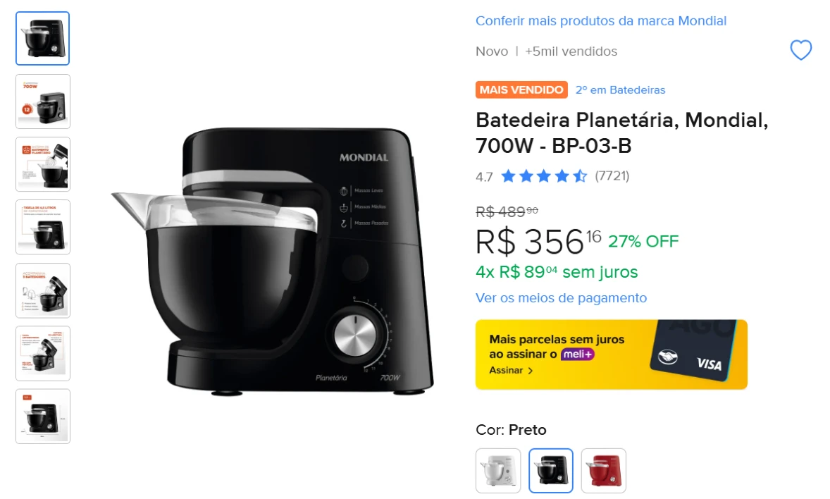 Batedeira planetaria mondial