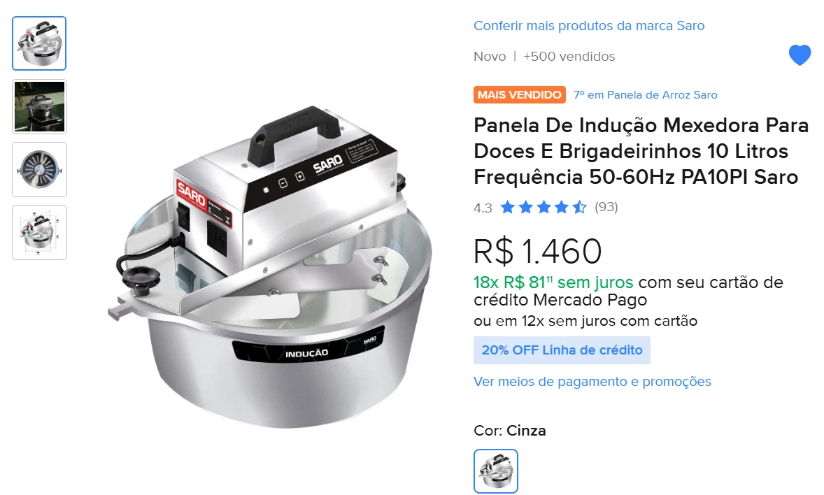 panela mexedora brigadeirinha