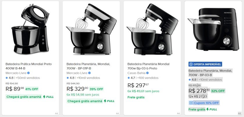 batedeira planetaria oster