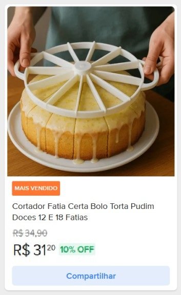 cortador fatia certa bolo torta pudim