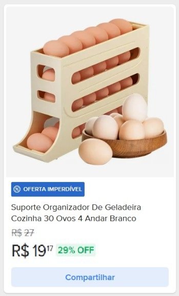 suprte organizador de geladeira
